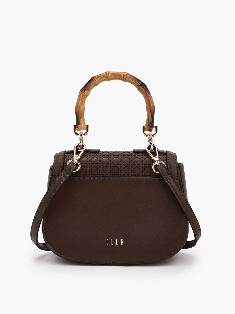 Textured Crossbody Bag with Detachable Strap