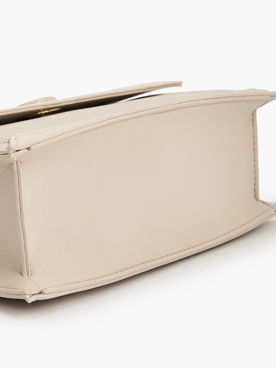Pleated Satchel Bag with Grab Handle