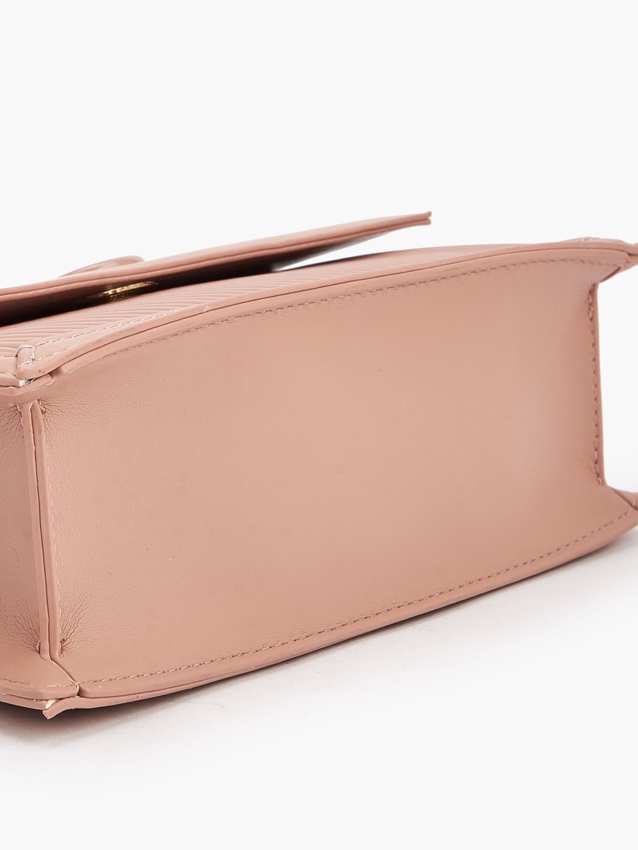 Pleated Satchel Bag with Grab Handle