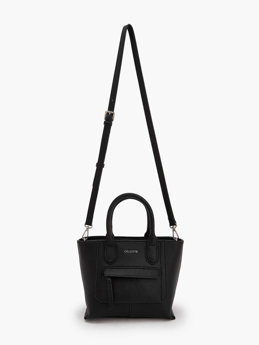 Textured Tote Bag with Double Handle