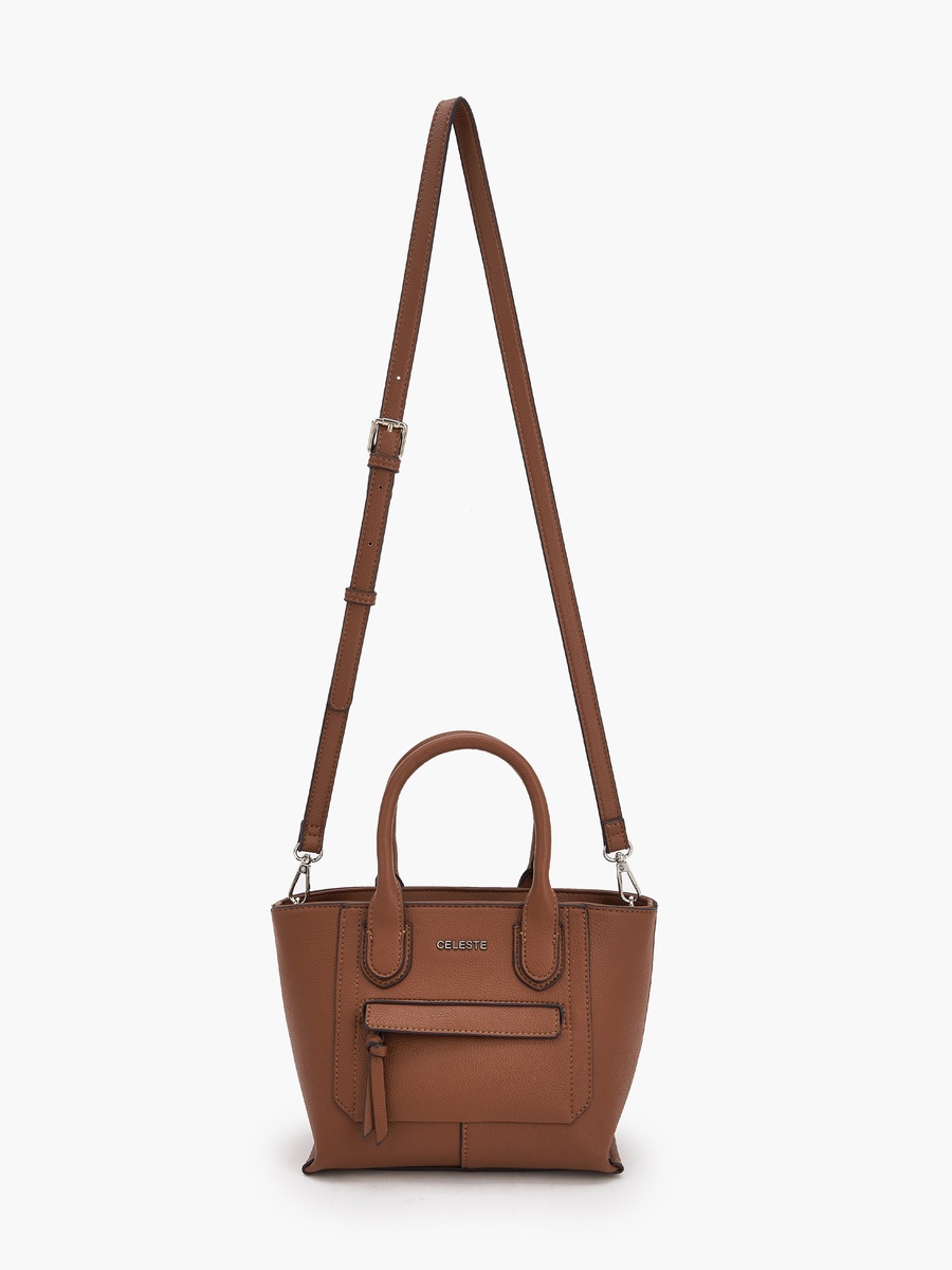 Textured Tote Bag with Double Handle