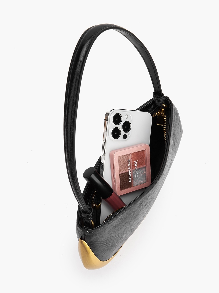 Shoulder Bag with Zip Closure