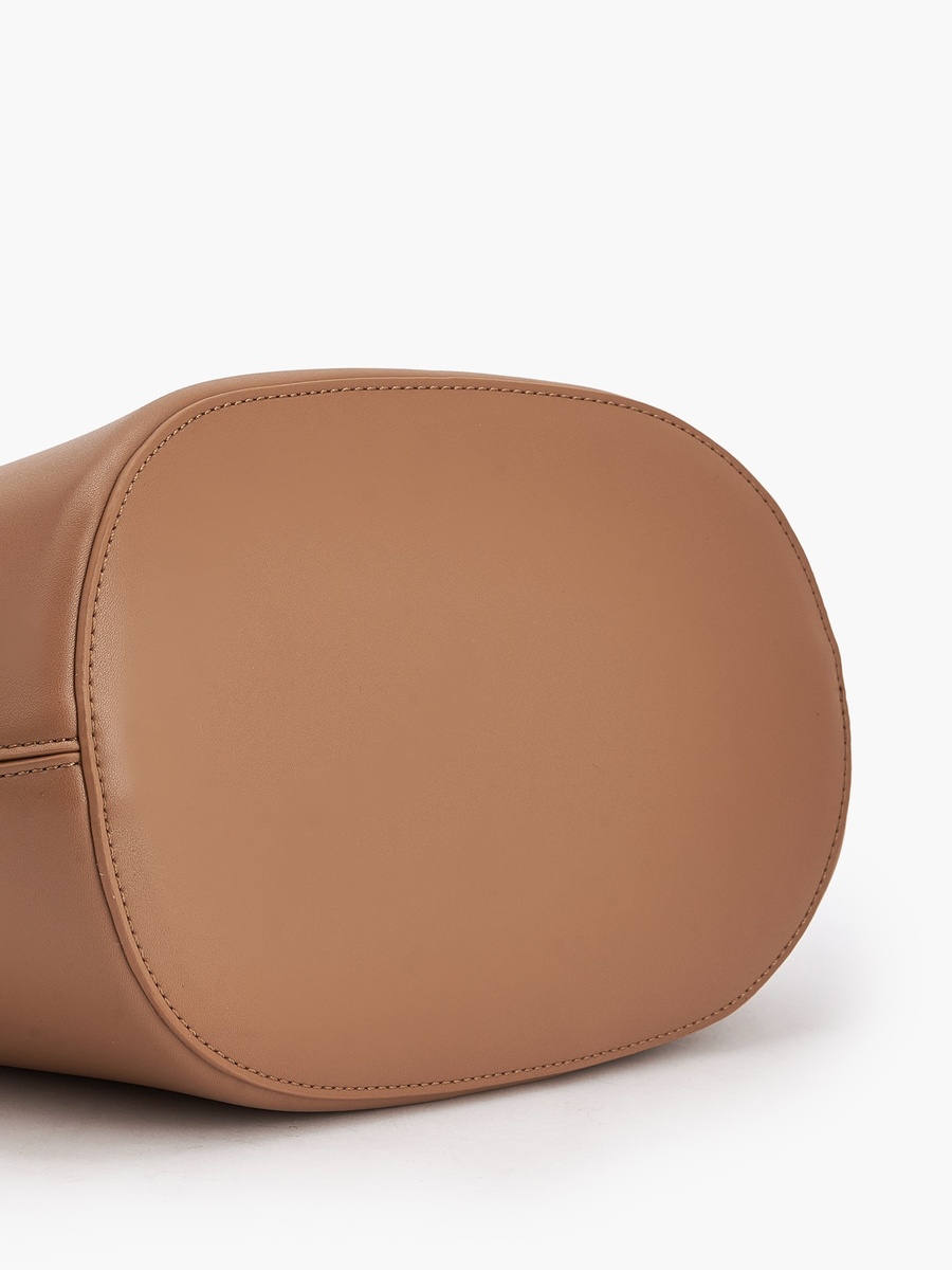 Solid Shoulder Bag with Double Handle