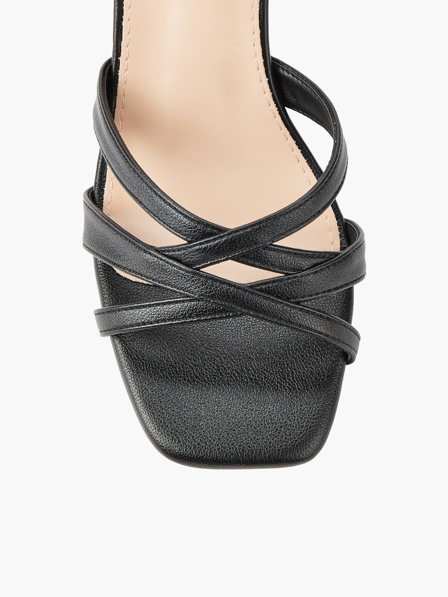 Women Flared Heel Strap Sandals