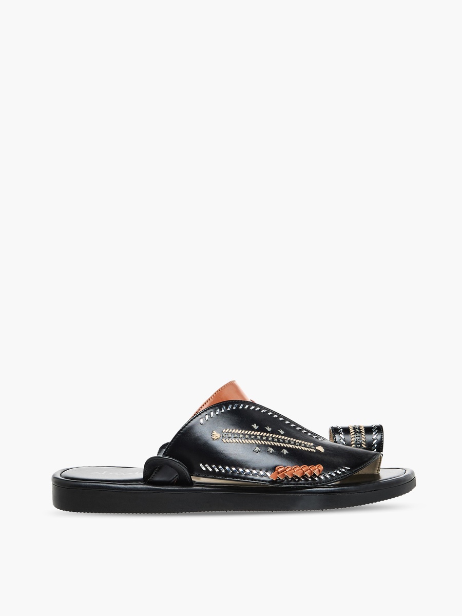 Men Embroidered Arabic Sandals