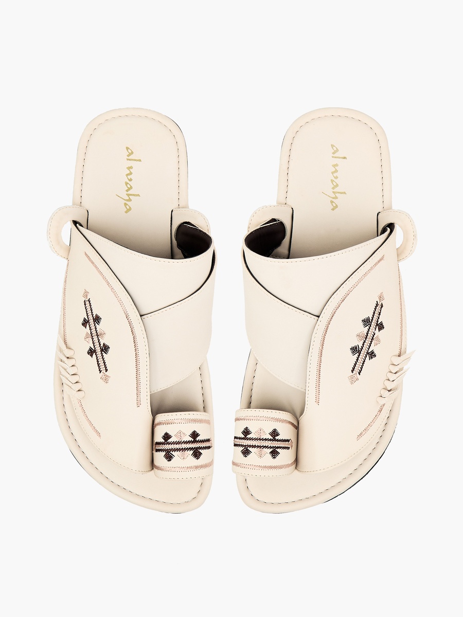 Men Embroidered Arabic Sandals