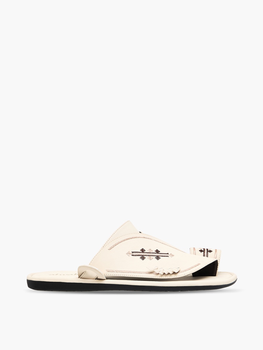 Men Embroidered Arabic Sandals