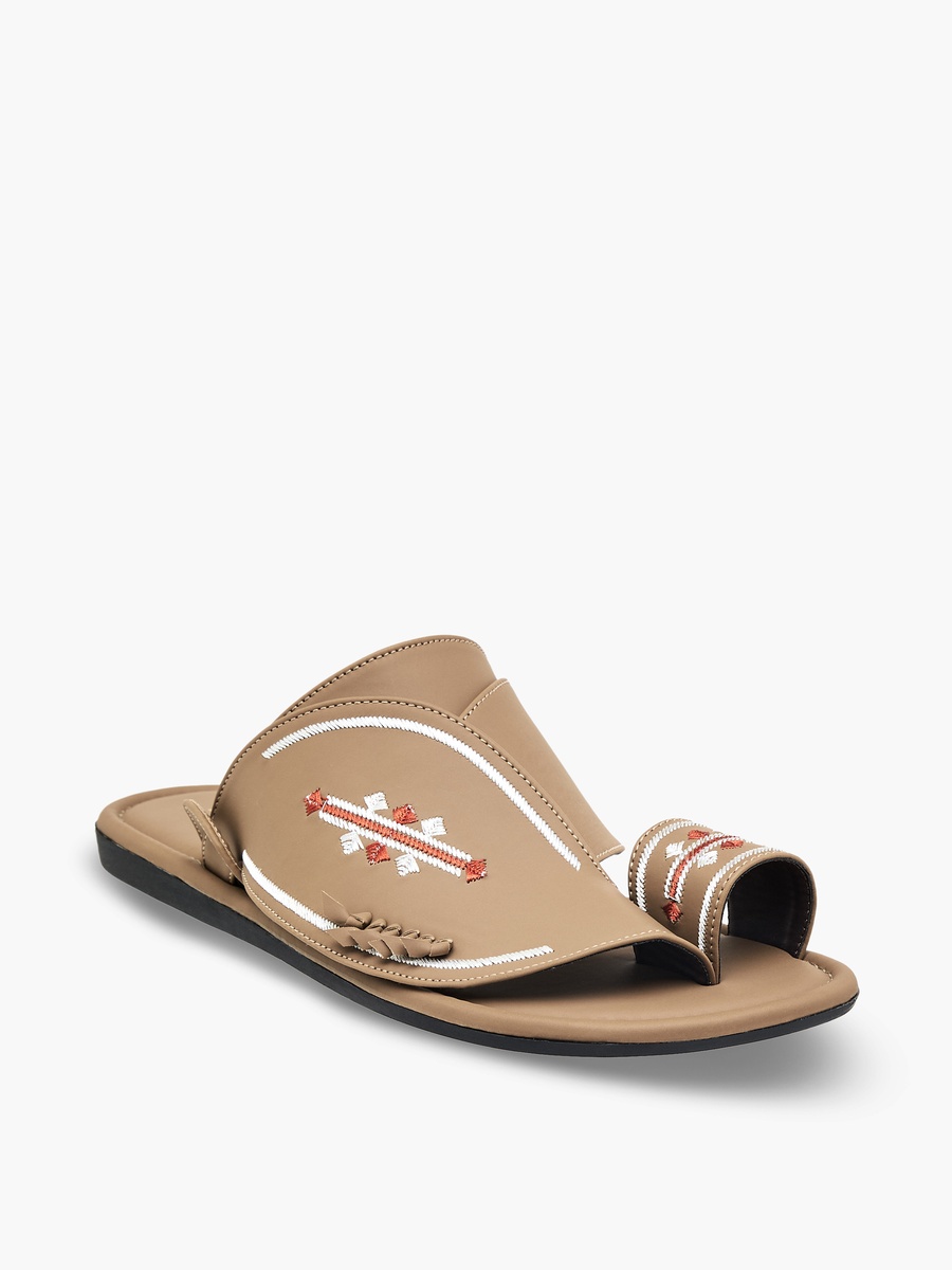 Men Embroidered Arabic Sandals