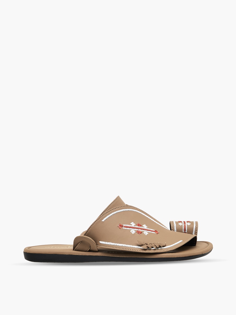 Men Embroidered Arabic Sandals
