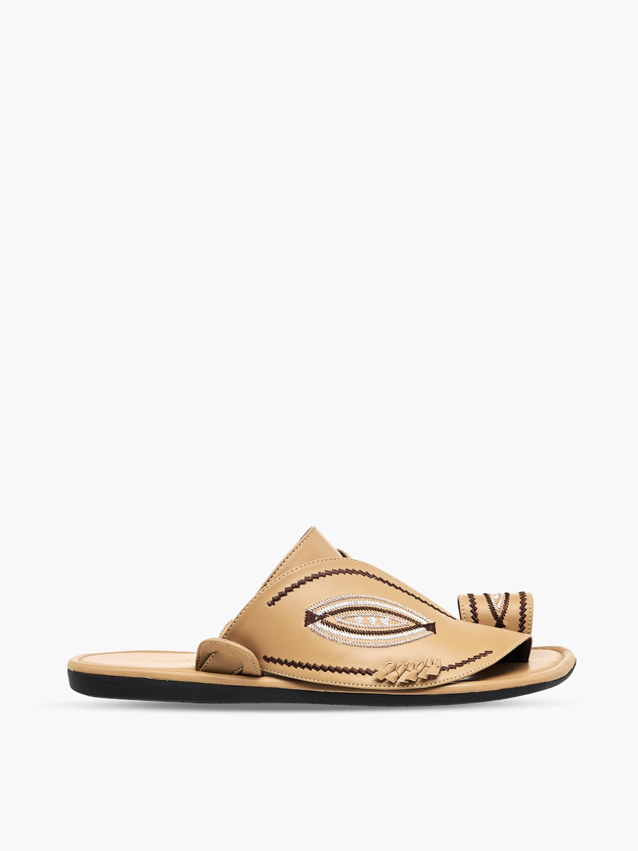Men Embroidered Arabic Sandals