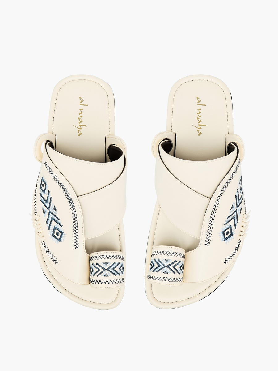 Men Embroidered Arabic Sandals