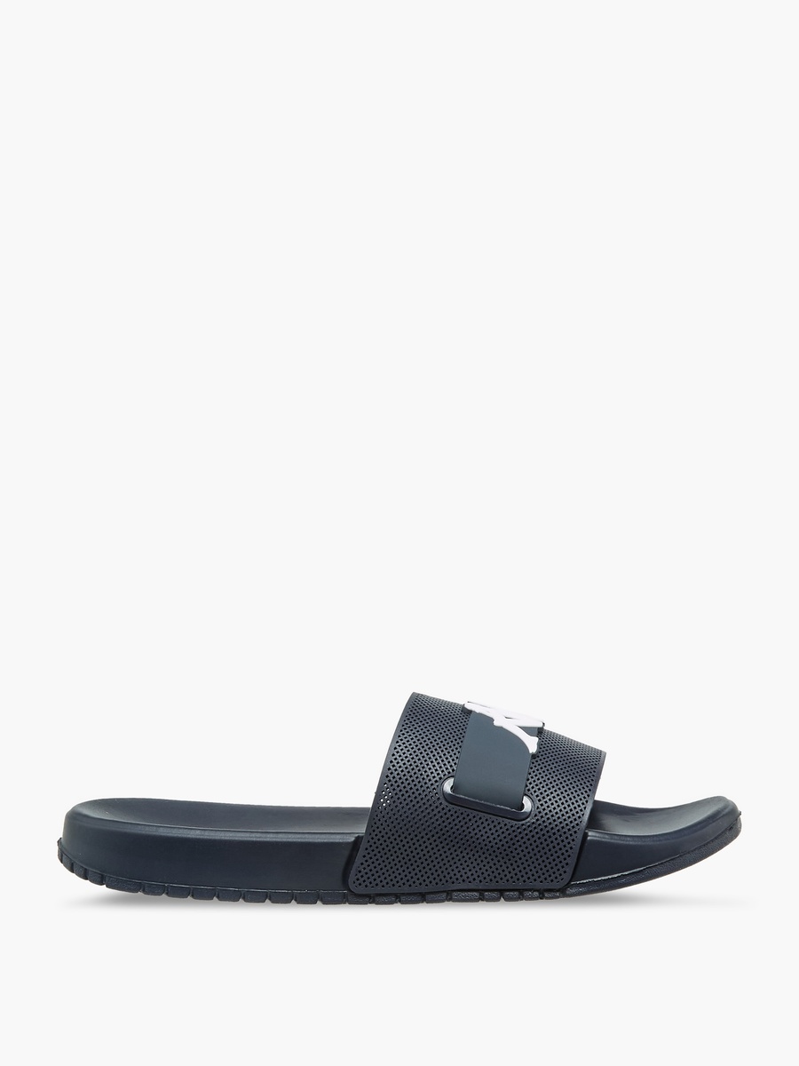 Men Logo Print Slides