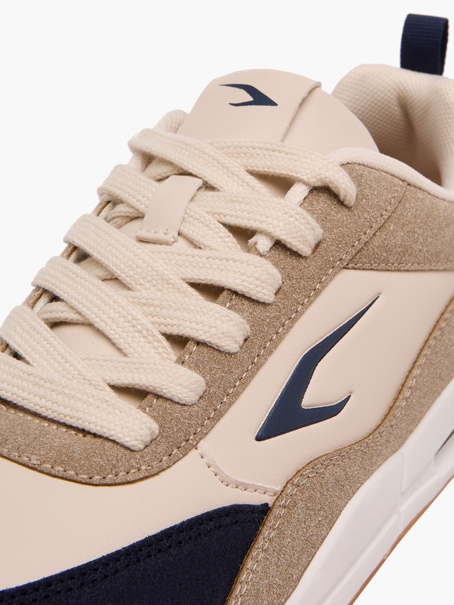 Men Suede Lace-Up Ankle Sneakers