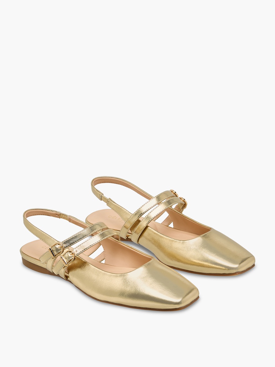 Women Buckle Accent Strap Shoes