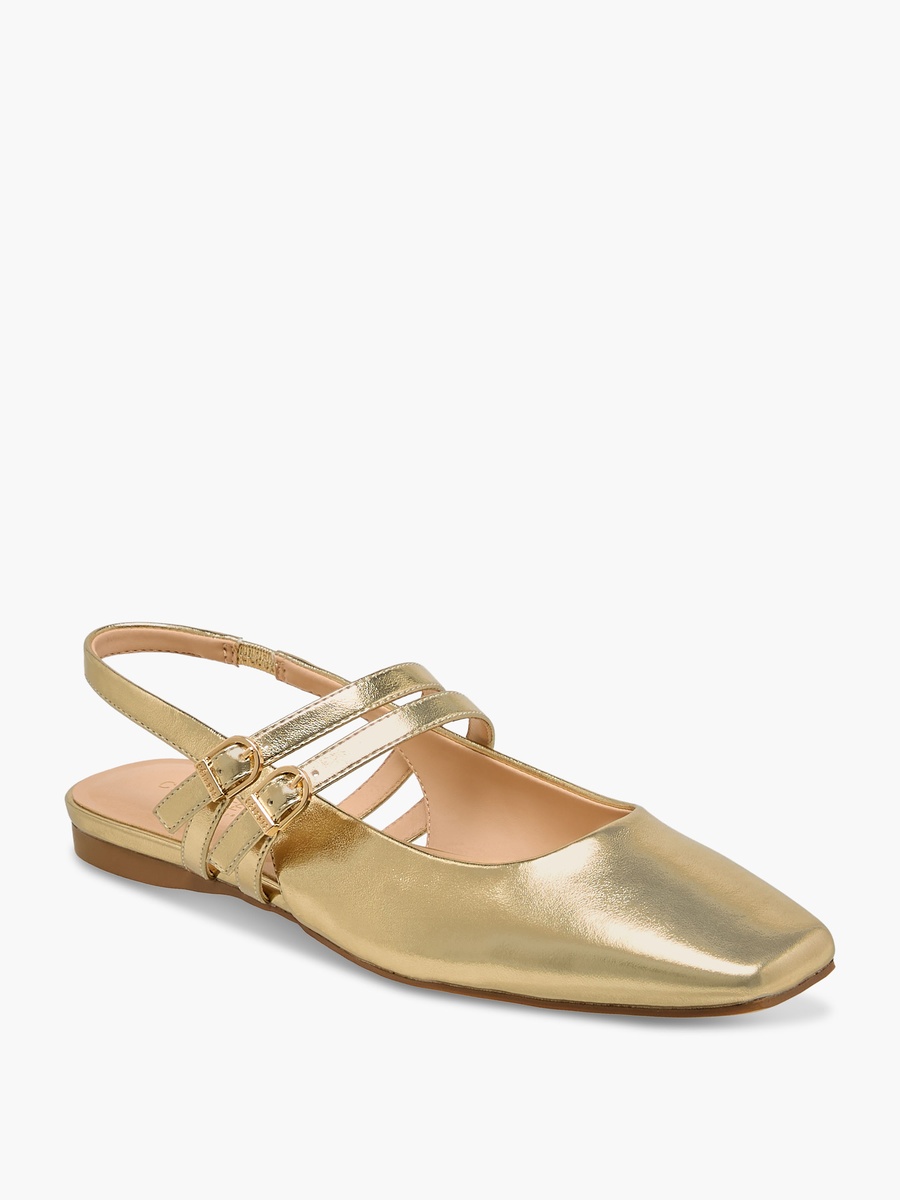 Women Buckle Accent Strap Shoes