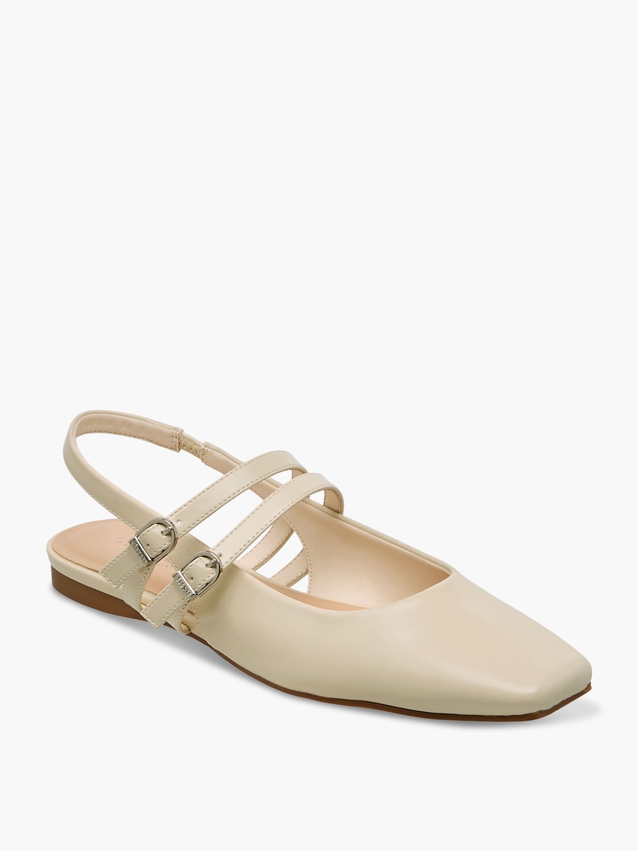 Women Buckle Accent Strap Shoes