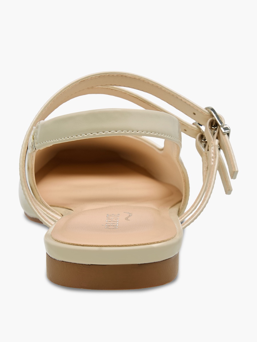 Women Buckle Accent Strap Shoes