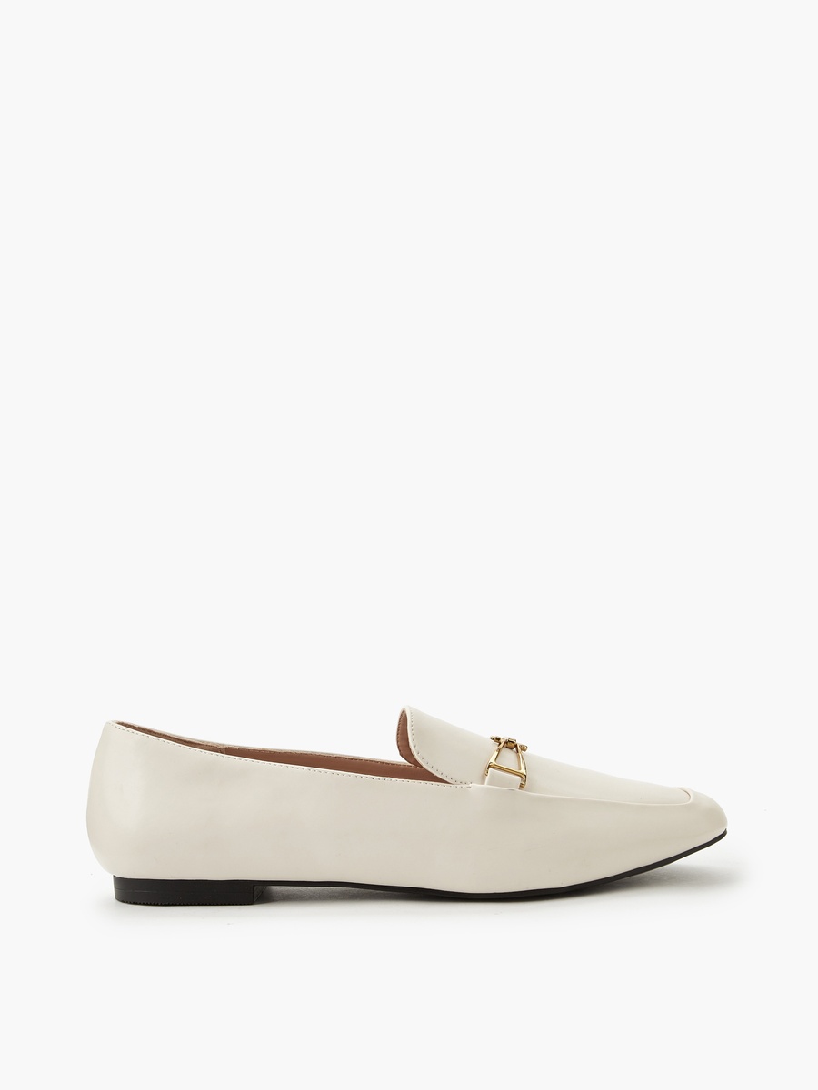 Women Metal Accent Loafers