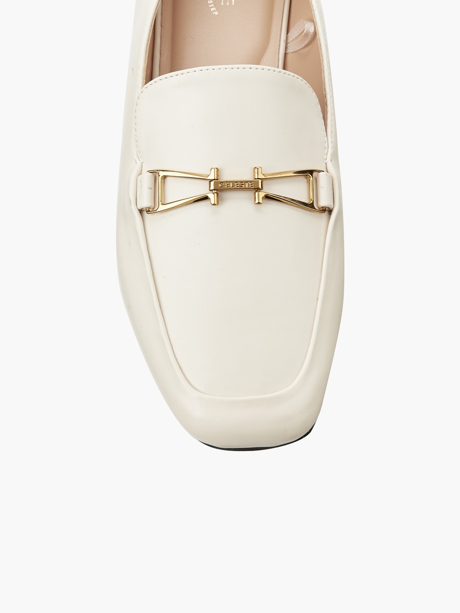 Women Metal Accent Loafers