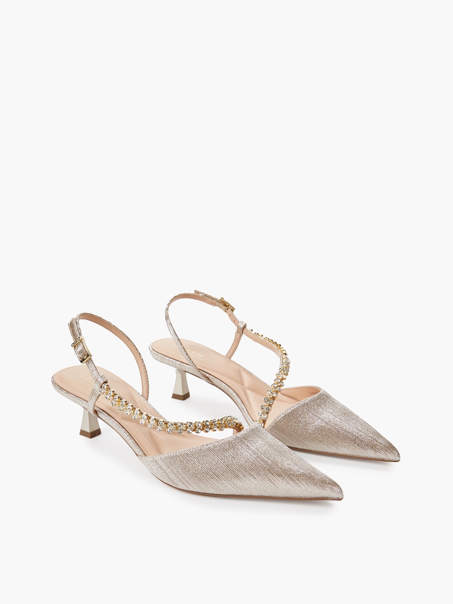 Women Embellished Kitten Heel Shoes