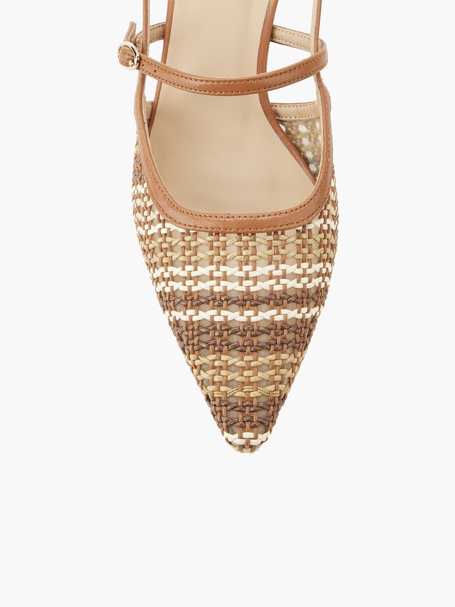 Women Textured Kitten Heel Shoes