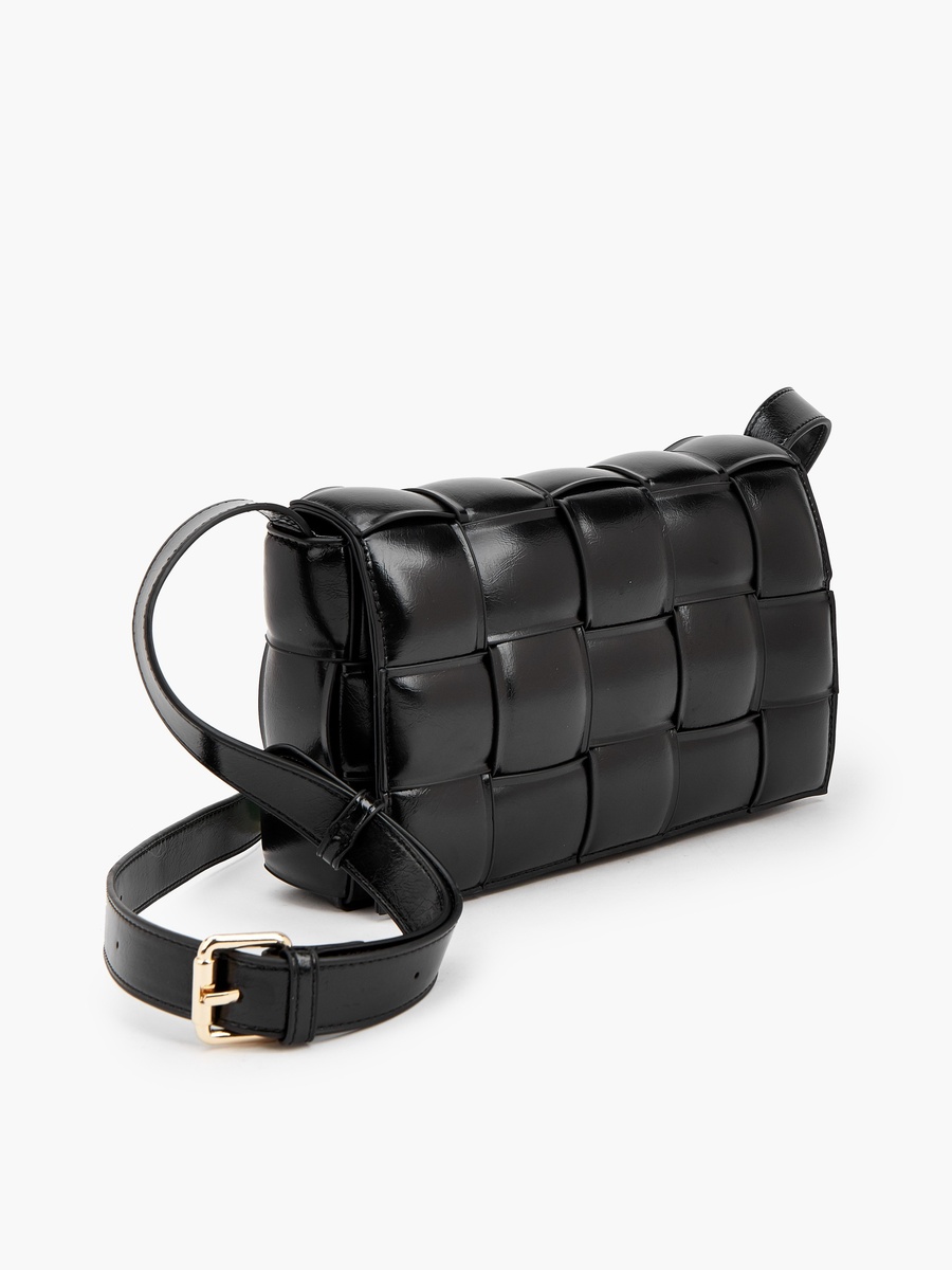 Quilted Crossbody Bag with Adjustable Strap