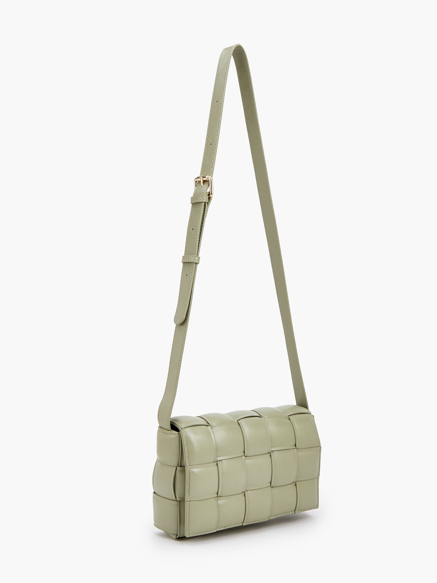 Quilted Crossbody Bag with Adjustable Strap