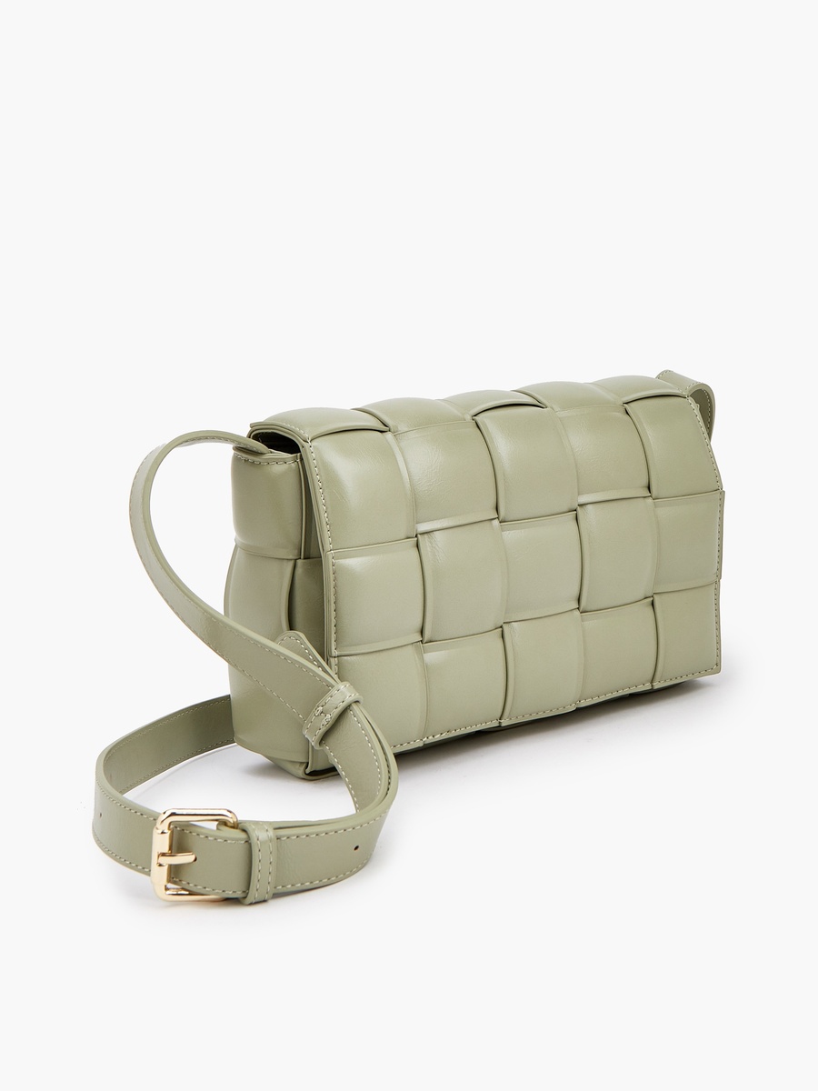 Quilted Crossbody Bag with Adjustable Strap