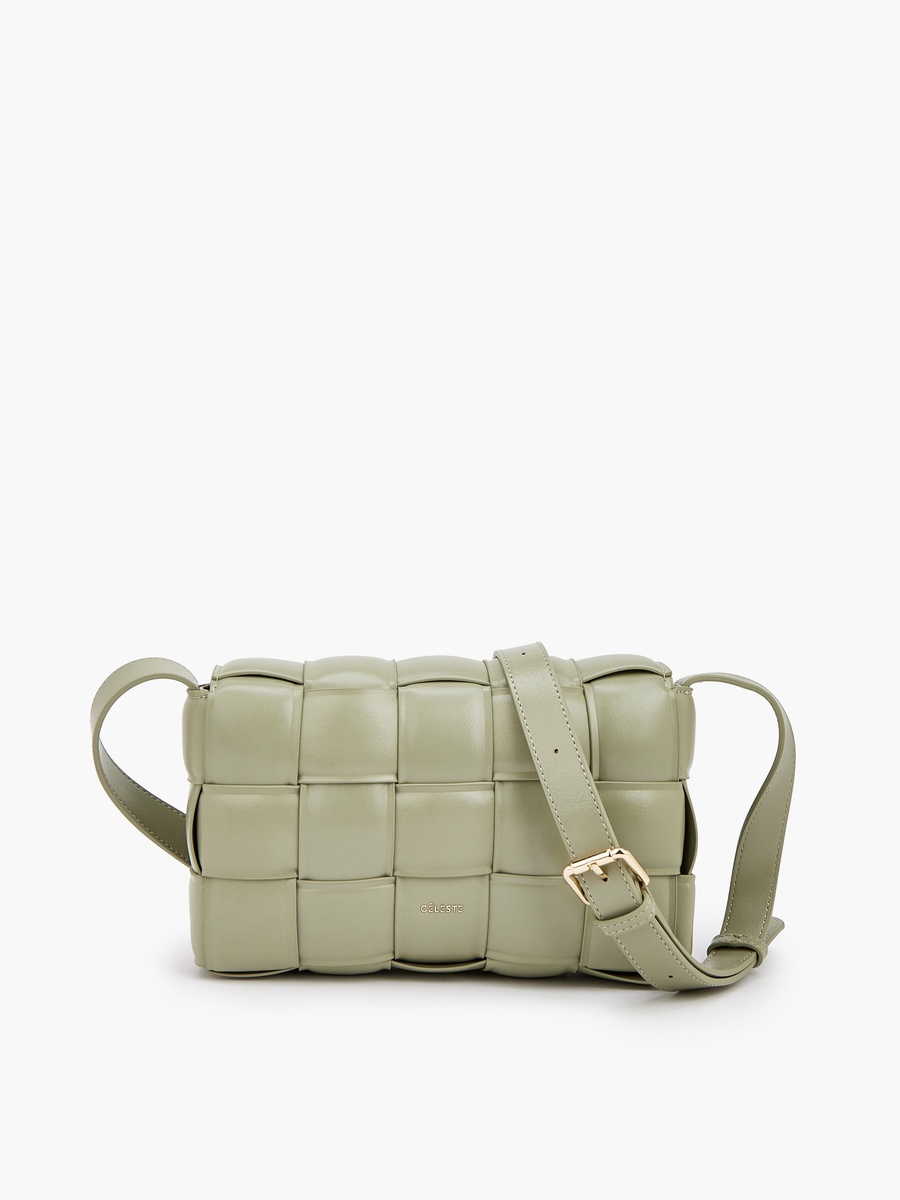 Quilted Crossbody Bag with Adjustable Strap