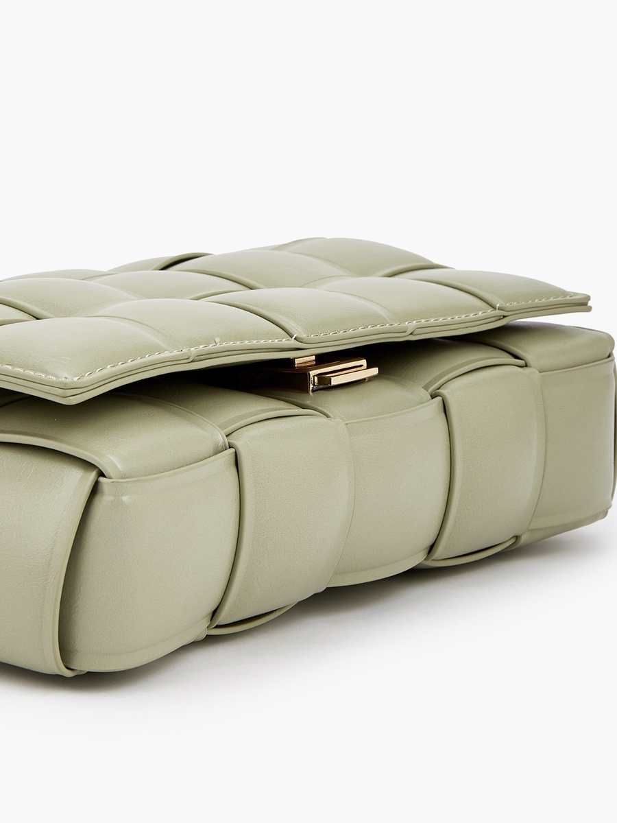 Quilted Crossbody Bag with Adjustable Strap