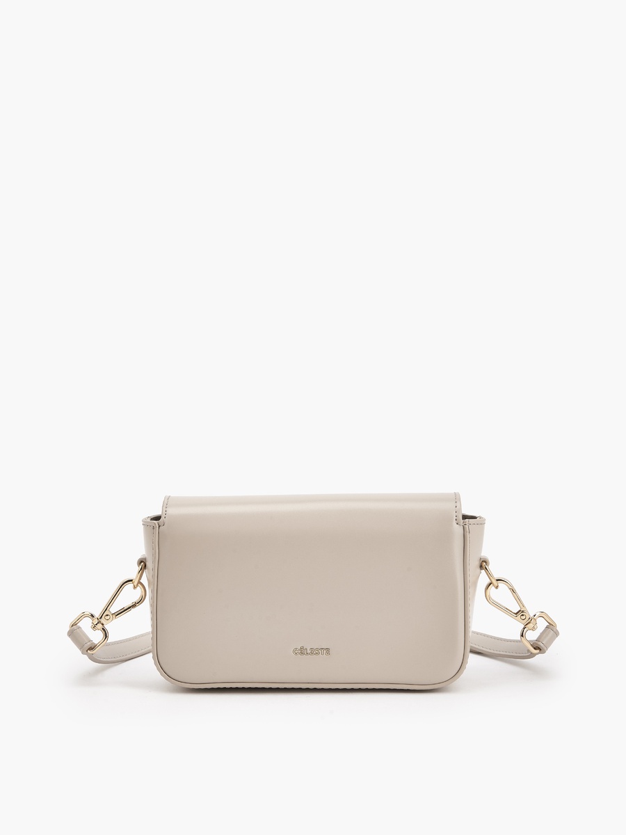Tassel Accent Crossbody Bag with Adjustable Strap