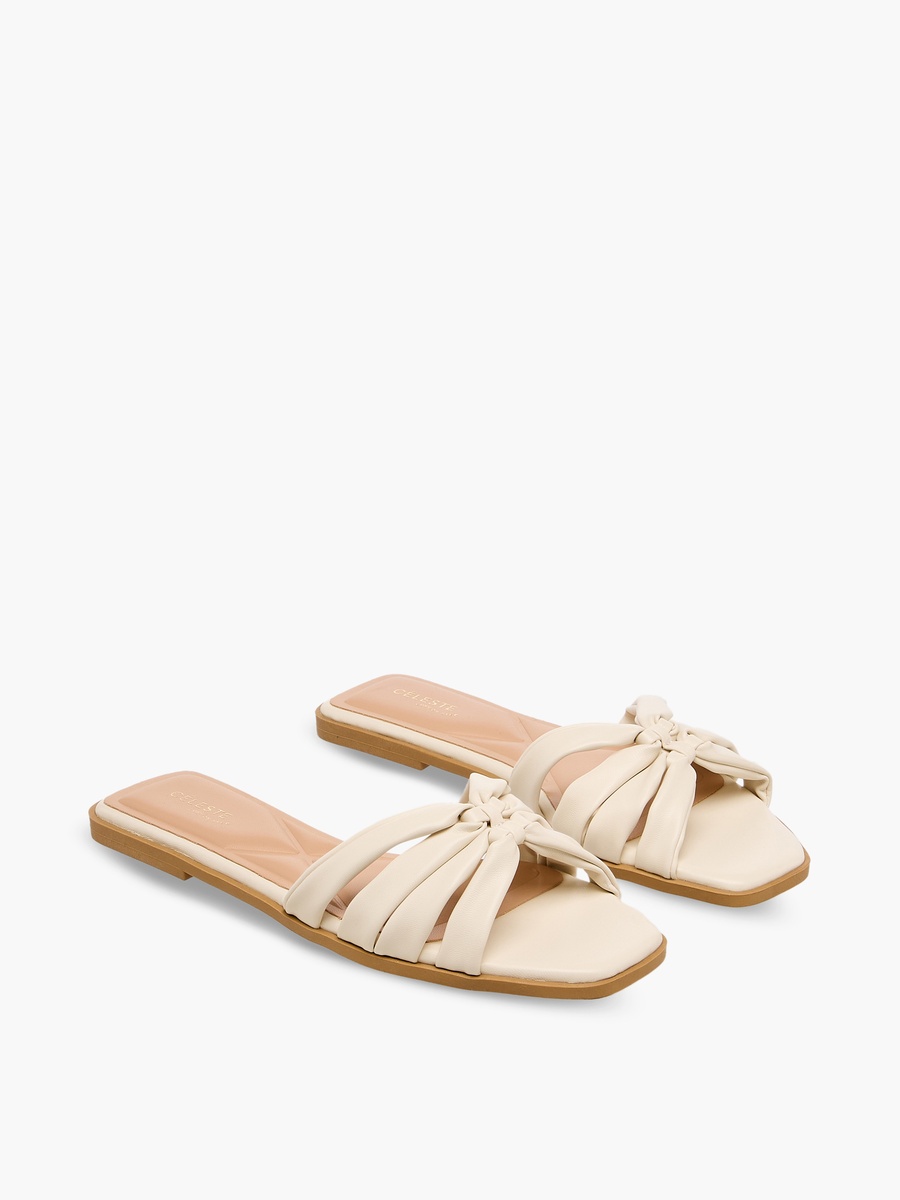 Women Knot Detail Flat Sandals