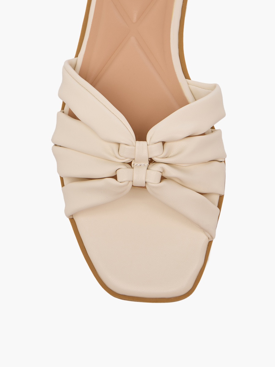 Women Knot Detail Flat Sandals