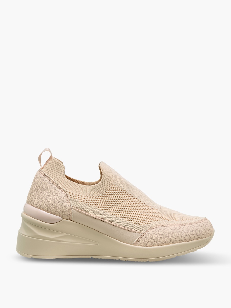Women Monogram Print Sneakers