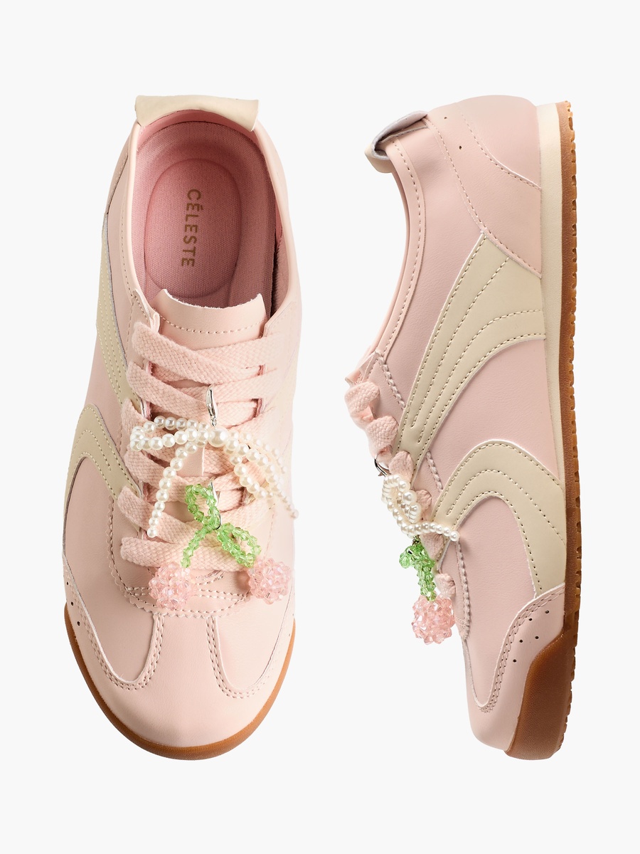 Women Pearl Embellished Sneakers