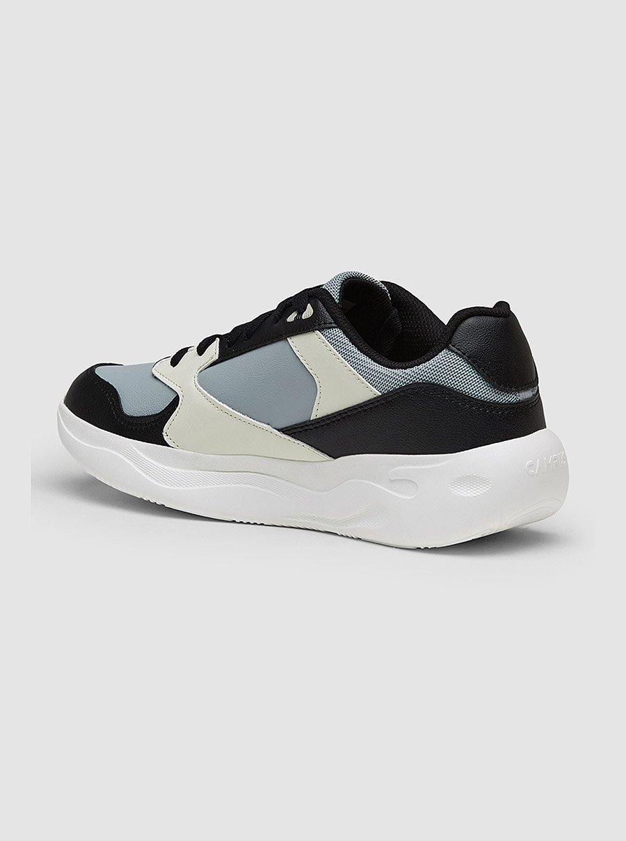 Color Block Low-Top Lace-Up Sneakers