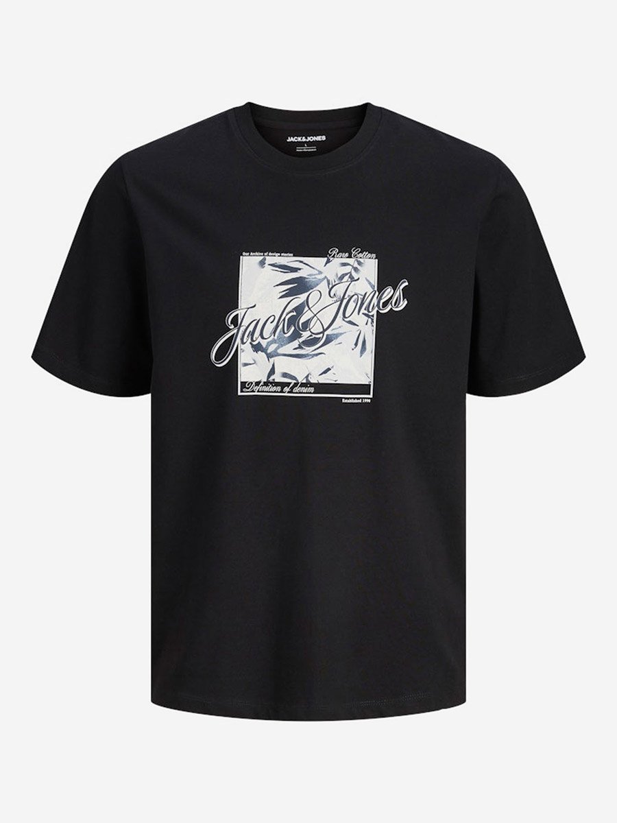 Black Honolulu Graphic Crew Neck T-Shirt