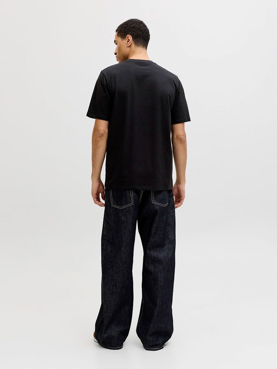 Black Honolulu Graphic Crew Neck T-Shirt