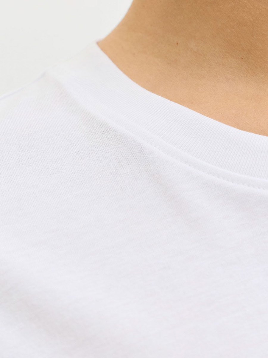 White Honolulu Graphic Crew Neck T-Shirt