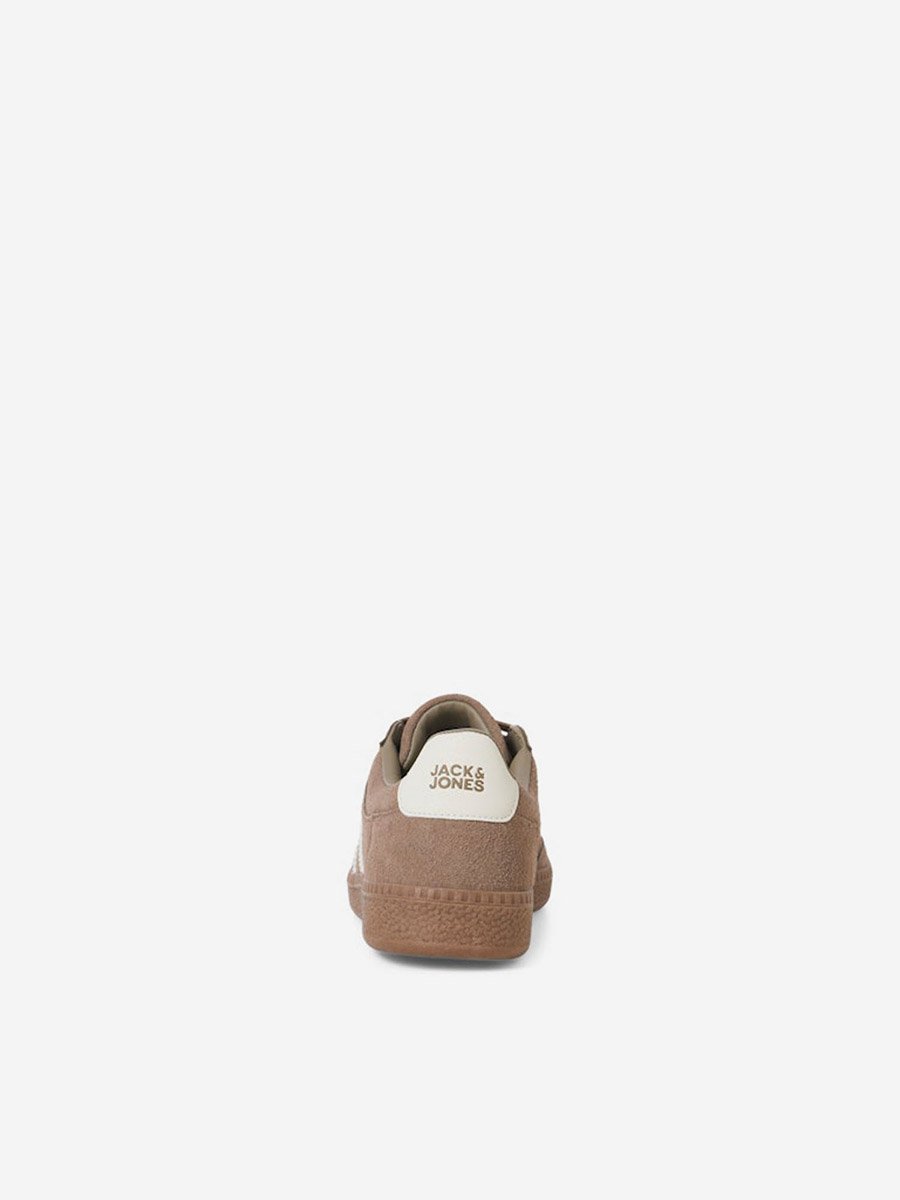 Suede Look Lace-Up Sneakers