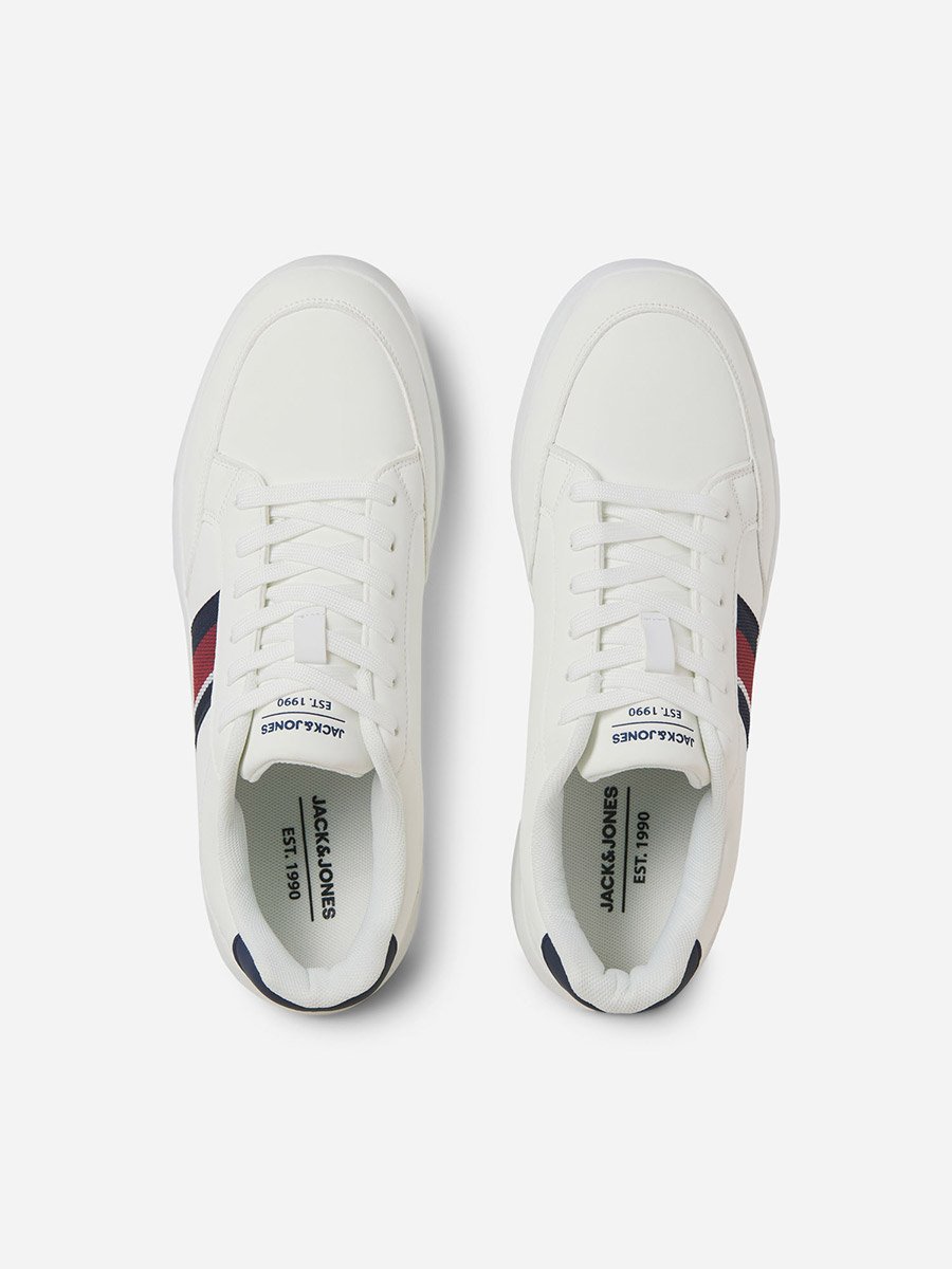 Taping Detail Lace-Up Casual Sneakers