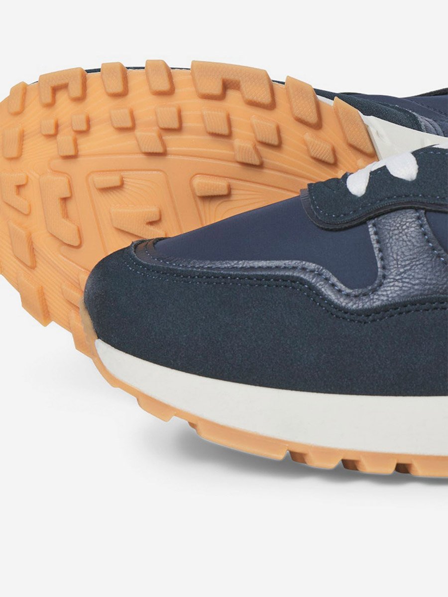Textured Lace-Up Sneakers