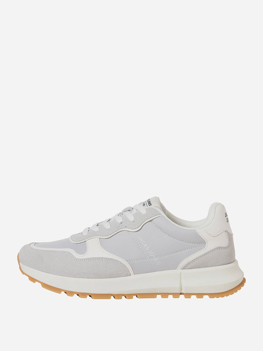 Panelled Lace-Up Casual Sneakers