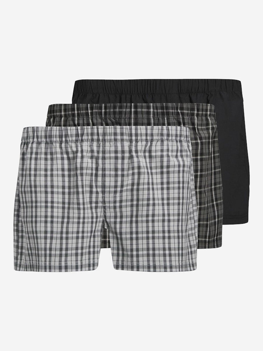 Pack of 3 - Plaid Cotton Boxers