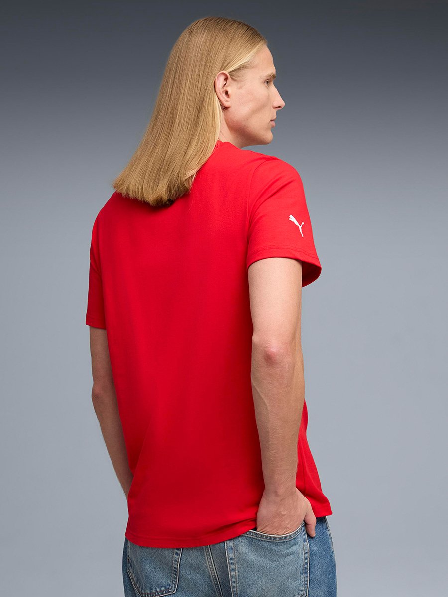 Men Ferrari Colored Shield T-Shirt