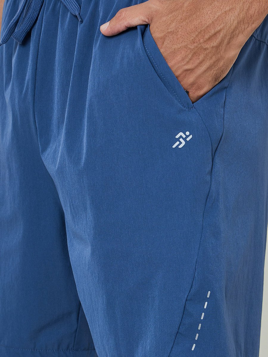 Men Panelled Nylon Training Shorts
