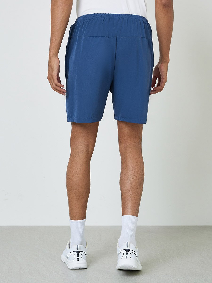 Men Panelled Nylon Training Shorts