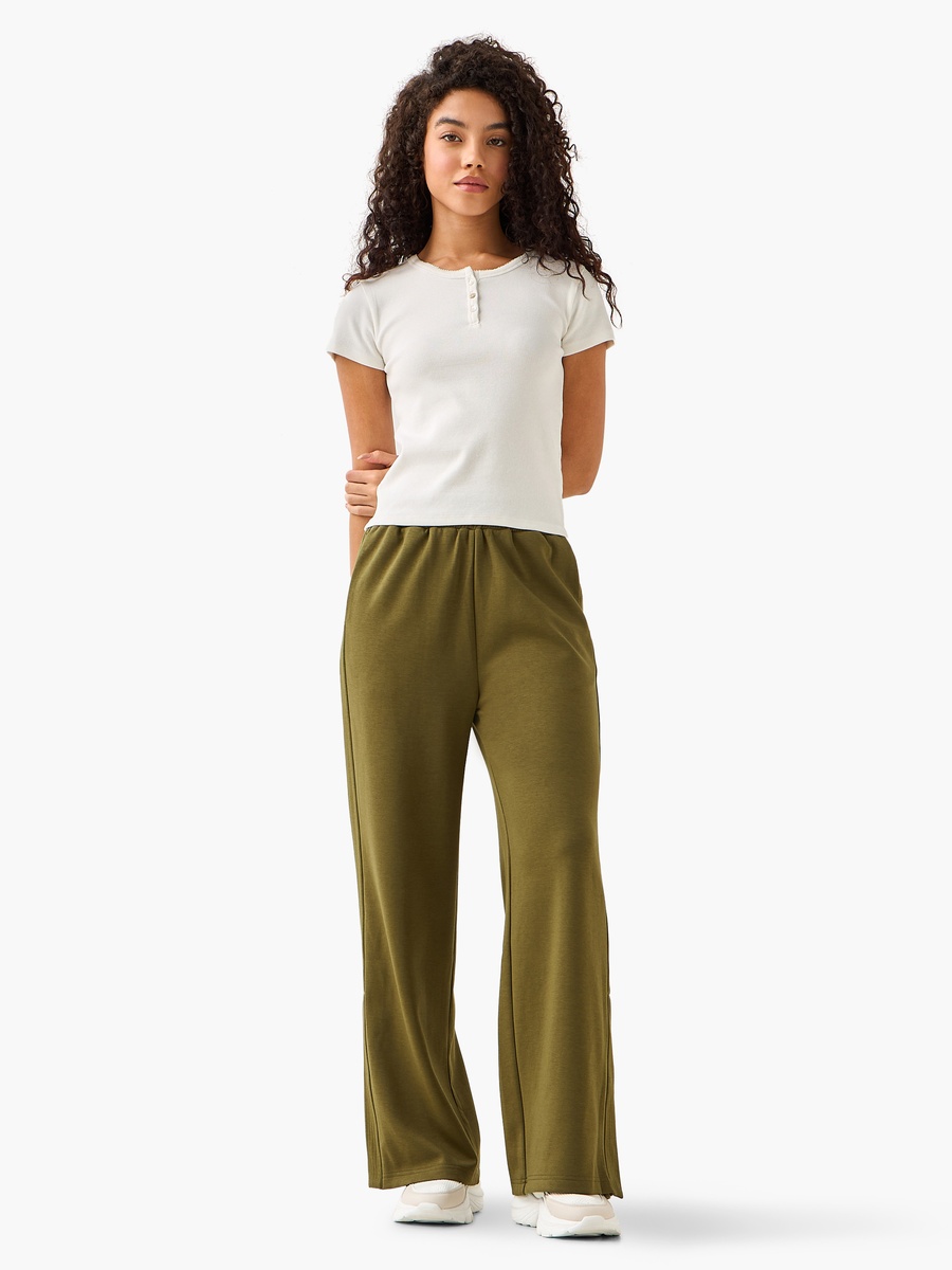 T-Shirt with Ribbed Texture