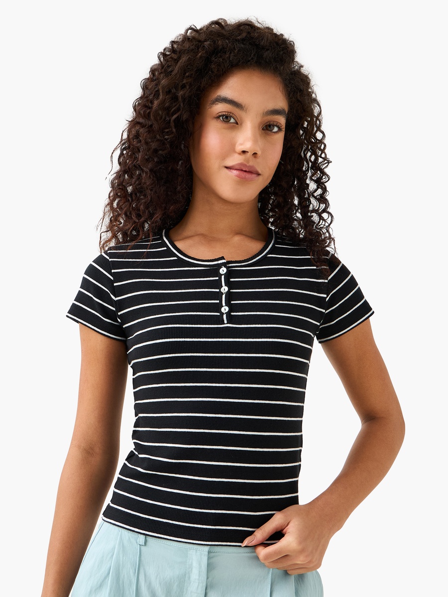 T-Shirt with Stripes