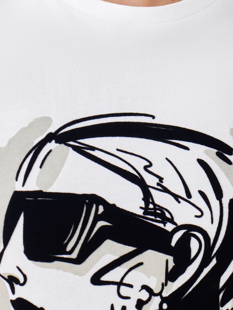 Regular Fit Cotton T-Shirt with Print